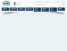 Tablet Screenshot of ghbcc.com